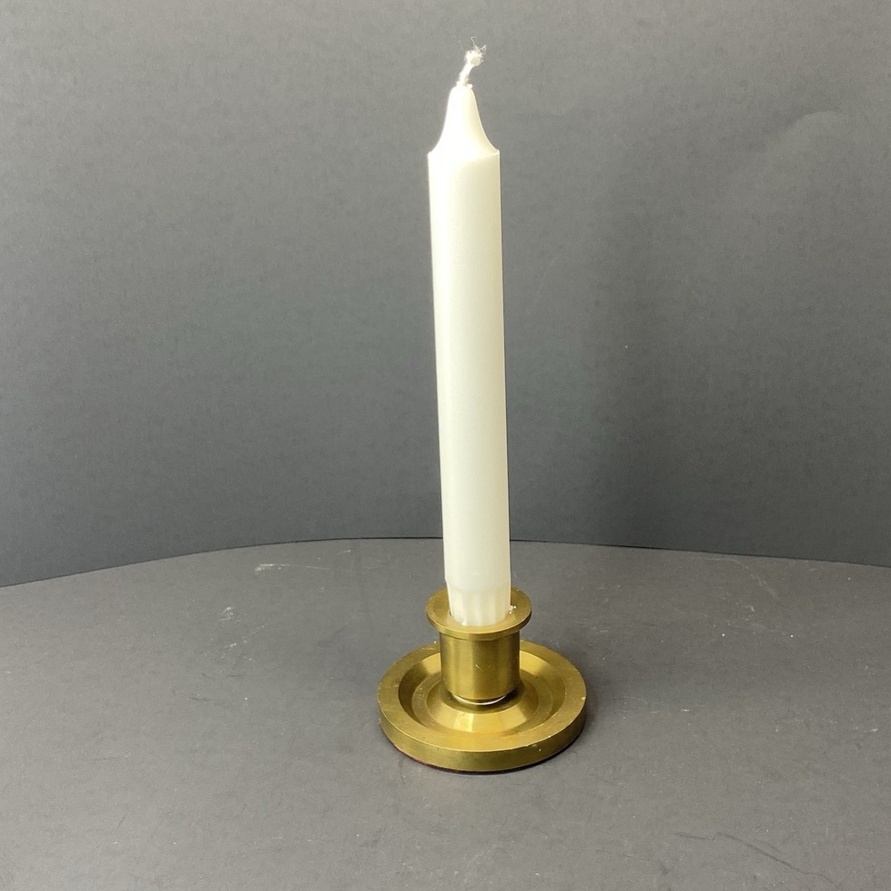 heavy‎ brass candlestick